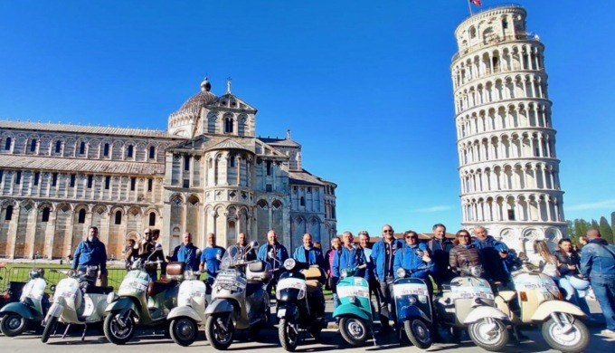 Da Ponte San Pietro sulla Vespa alla “conquista” di Pisa (Pontedera per la precisione)