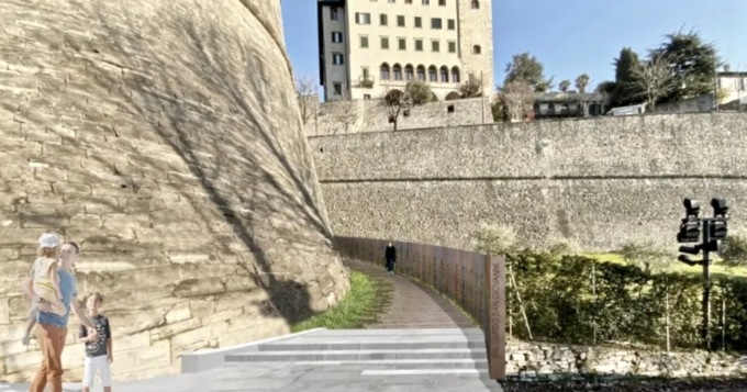 Da via Tre Armi attraverso la cannoniera: quel nuovo viottolo che ci porta in Città Alta