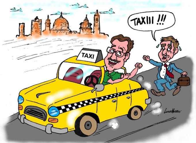 L’odissea per otto taxi in più (che ovviamente i tassisti di Bergamo osteggiano)