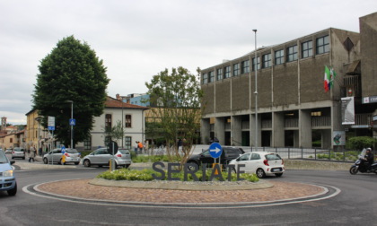 Inaugurate la rotonda e la nuova Piazza Alebardi a Seriate