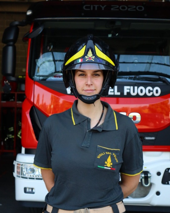Pompieri di Treviglio, è arrivata Alice Casaretti: da 20 anni mancava una donna in caserma