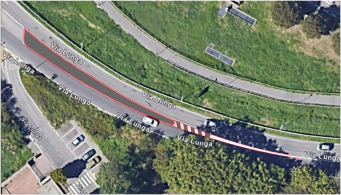 Via Lunga, in arrivo un cantiere di tre giorni per realizzare un’isola spartitraffico