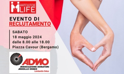 Appuntamento il 18 maggio a Bergamo per chi vuole diventare donatore di Admo
