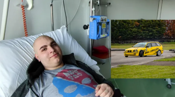Simone di Albino, affetto da un brutto male, chiede aiuto per realizzare il suo sogno