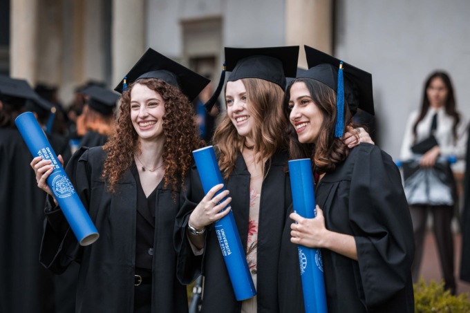 Università di Bergamo, il rettore ai neolaureati magistrali: «Siate coraggiosi»