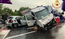 Brutto incidente sulla A4, all'altezza di Stezzano: sette feriti, uno è grave