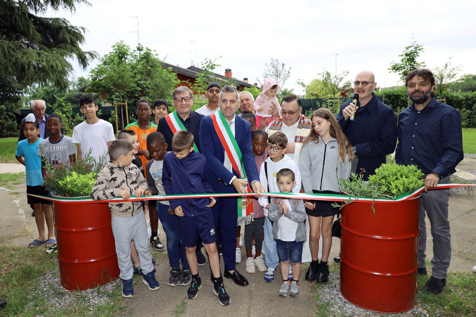 Parco San Marco Osio Sotto taglio nastro