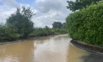 Allagamenti a Ghisalba, strade chiuse e intervento di Protezione civile e pompieri