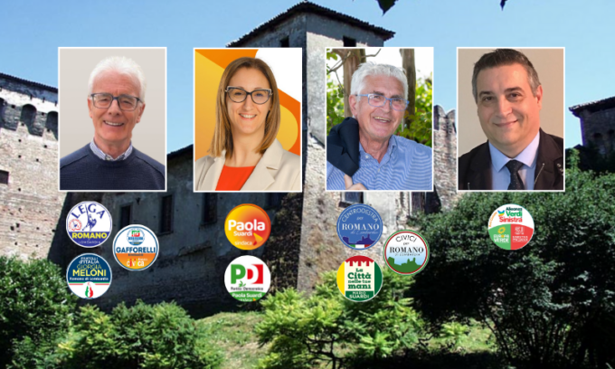 Ballottaggio a Romano, accordo tra Gafforelli e il civico Mario Suardi “contro” Paola Suardi