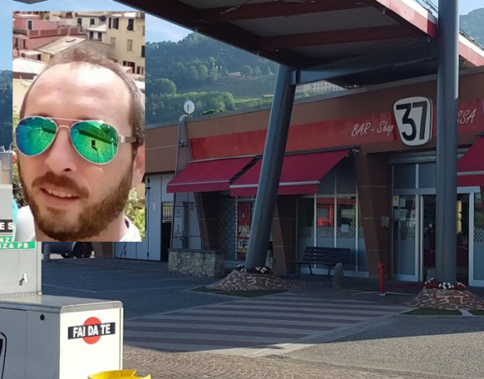 Morte di Luca Carrara a Villa d’Adda, tolti i sigilli alla stazione di servizio