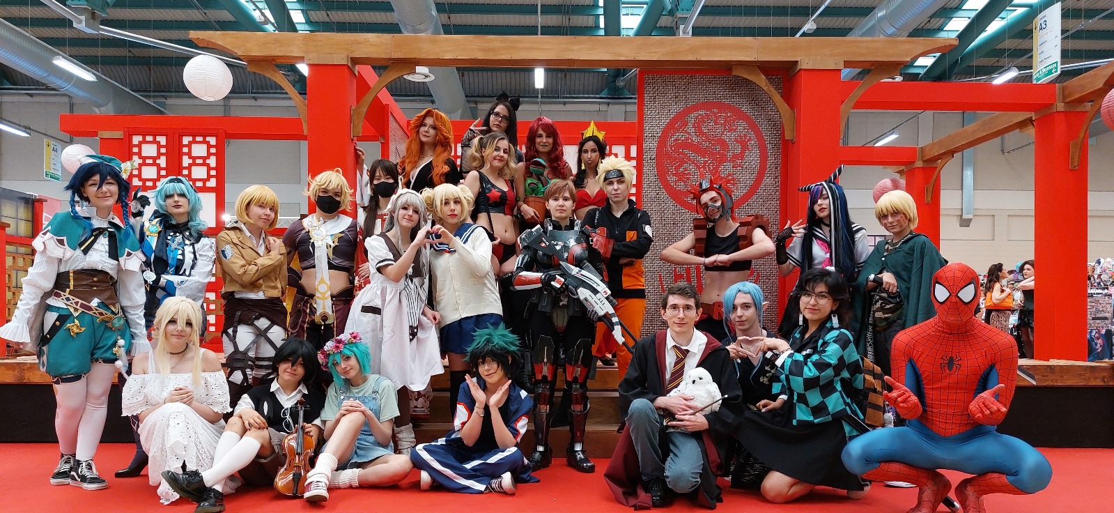 comicon bg cosplay gruppo foto Marco 1