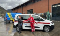 L'azienda Gap dona un mezzo per trasporto malati e disabili alla Croce rossa di Vilminore