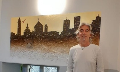 Antico e moderno: il bellissimo quadro regalato dal pittore Gualandris a Osio Sopra