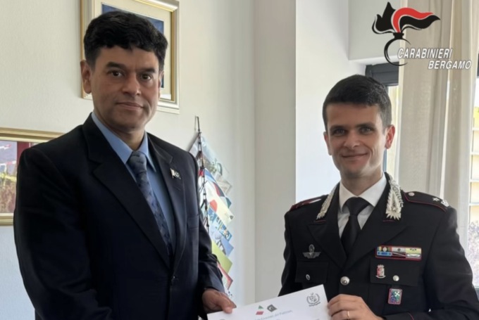 Rogo al centro islamico, il vice console pakistano ringrazia i carabinieri per aver trovato il colpevole
