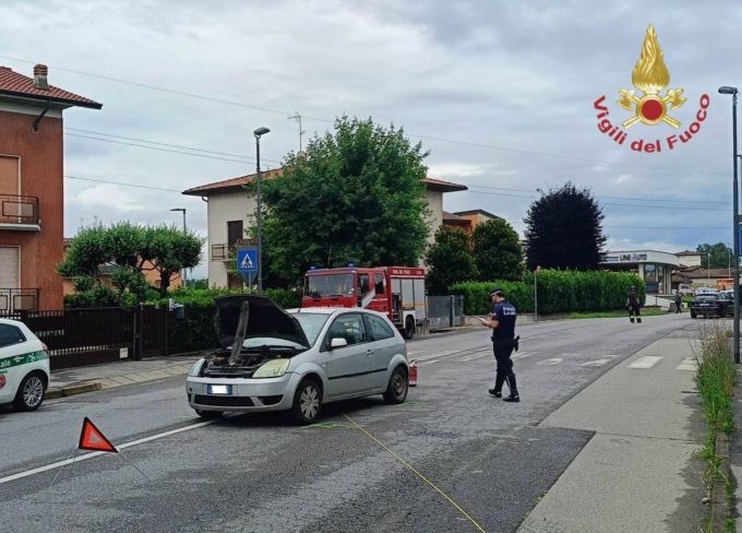 Incidente a Bariano tra auto, feriti in modo lieve due adulti e una bambina