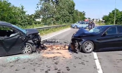 Incidente a Spino d'Adda vicino al ponte sul fiume, grave 40enne di Treviglio