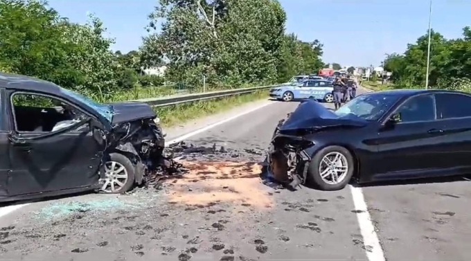 Incidente a Spino d’Adda vicino al ponte sul fiume, grave 40enne di Treviglio