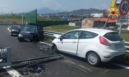 Limitazioni al traffico per un incidente allo svincolo del casello dell'A4 a Bergamo