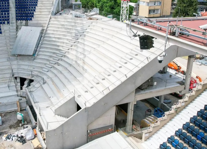 Gewiss Stadium, i lavori corrono: spicchio completato e seconda americana presente