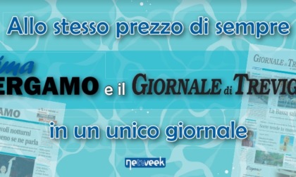 Il 9 e il 23 agosto in edicola PrimaBergamo e Giornale di Treviglio in un unico giornale