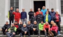 Per l'anniversario del Gruppo Escursionistico Mozzo un abbraccio di 2 km al monte Gussa