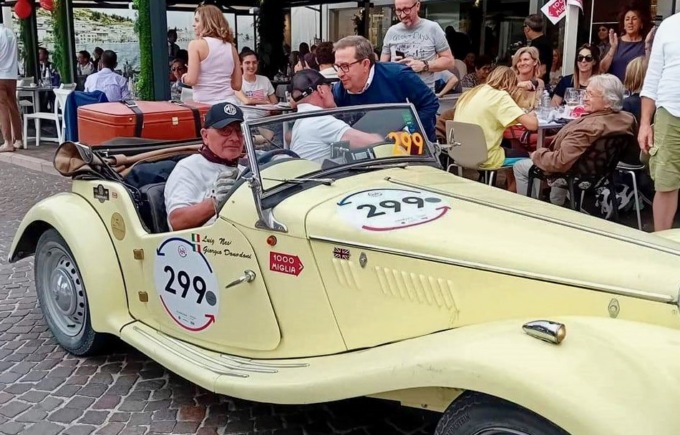 Il dalminese Luigi Nesi e il giro d’Italia a bordo della sua bellissima Mg del 1954