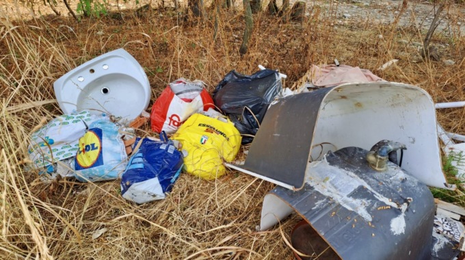 La segnalazione da Zanica: «Usano il parco come una discarica. È vergognoso»