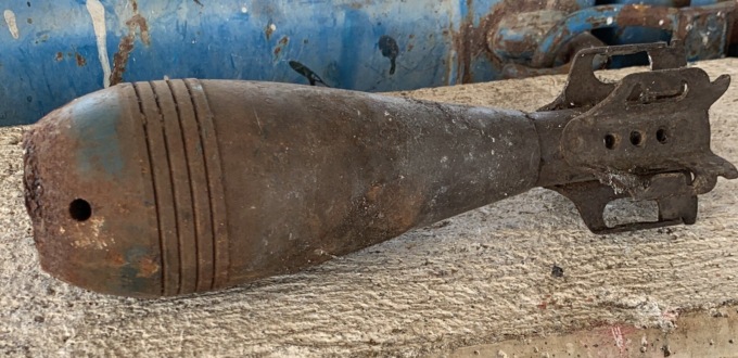Una bomba mortaio tra i rifiuti della piattaforma ecologica di Dalmine. Chi l’ha abbandonata?