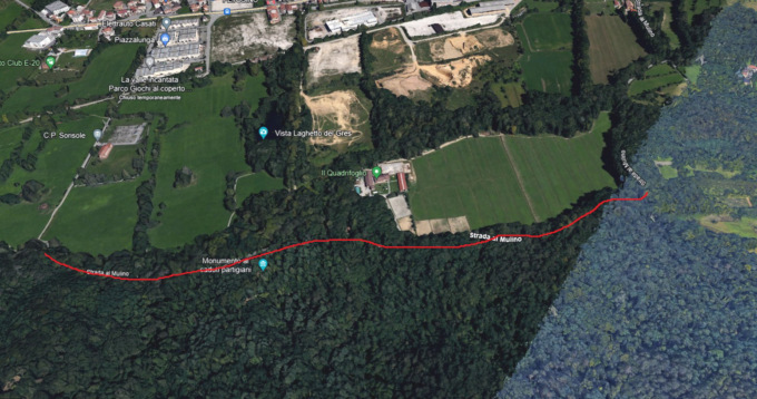 Lavori alla condotta di Algua, chiude fino a febbraio un tratto di ciclopedonale del Parco dei Colli