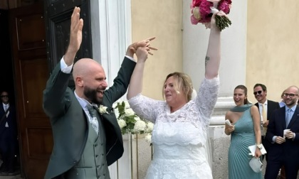 Fiori d'arancio a Bergamo per Nicola Viscardi e Chiara: la felicità esiste anche nella malattia