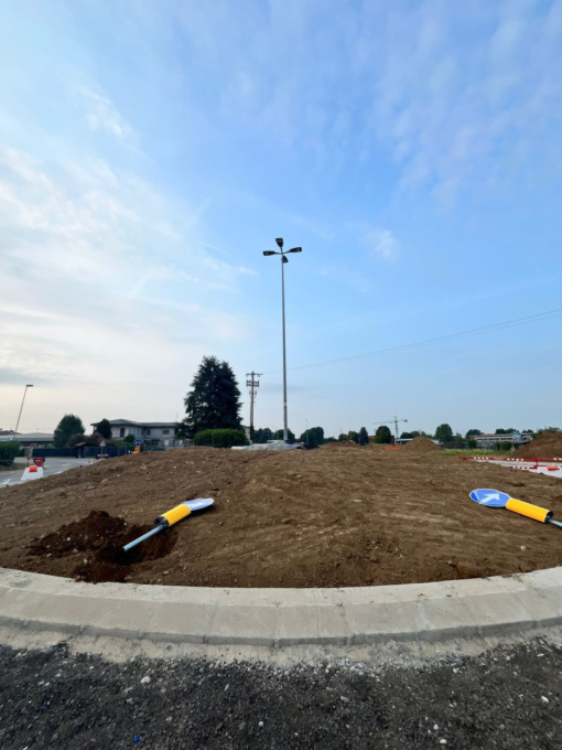 Il 9 agosto l’inaugurazione della rotonda di Castel Rozzone realizzata in sole tre settimane
