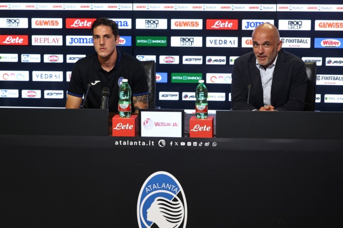 Lo sguardo di Zaniolo, il sorriso di Luca Percassi: sfumature di una presentazione
