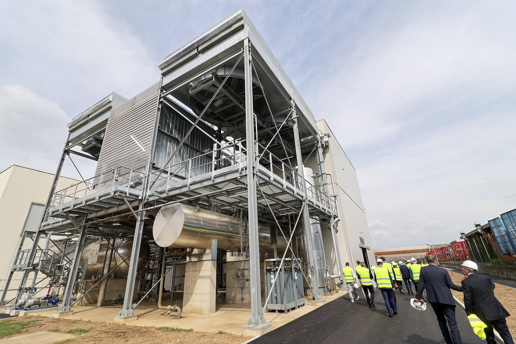 Il teleriscaldamento cresce per dare calore pulito a sempre più case, Inaugurazione presso Rea Dalmine