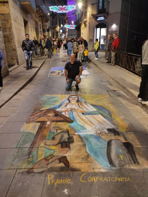 La Madonna di Walter Scotti di Suisio premiata in Sicilia