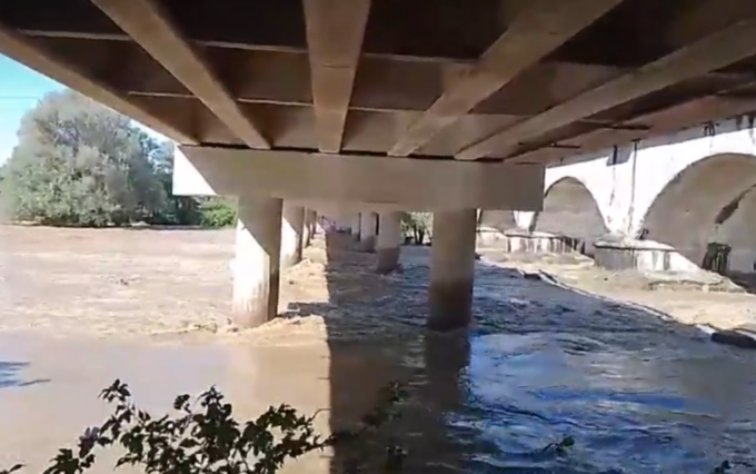 Serio in piena dopo le piogge, chiusi a Mozzanica il viadotto sulla statale 11 e accessi al fiume