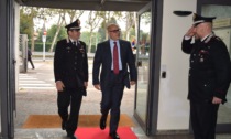 Il prefetto Luca Rotondi in visita al Comando provinciale dei carabinieri di Bergamo