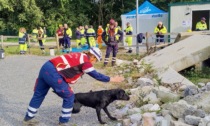 Cento volontari della Protezione civile si sono addestrati insieme ad Alzano