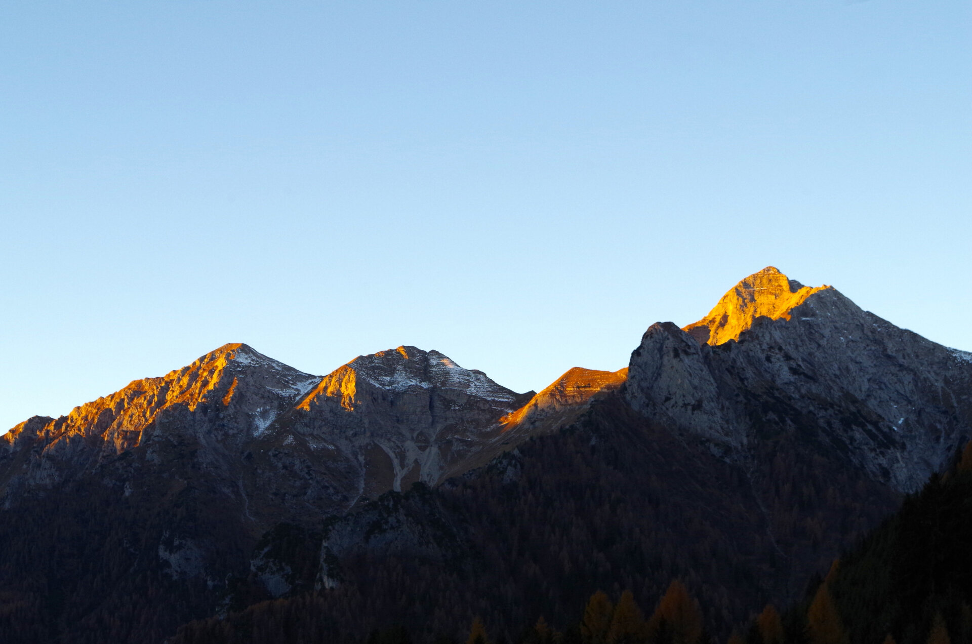 1- Partenza all'alba