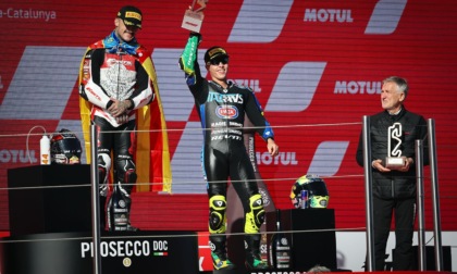 Moto2, l'Italtrans chiude la stagione con un podio: Diogo Moreira terzo a Barcellona