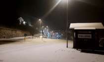 Prima neve (poca) in Val Brembana, dai mille metri di quota in su