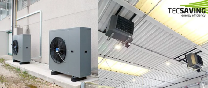 Riscaldamento innovativo per capannoni: L’approccio di qualità di un’azienda italiana, Tecsaving