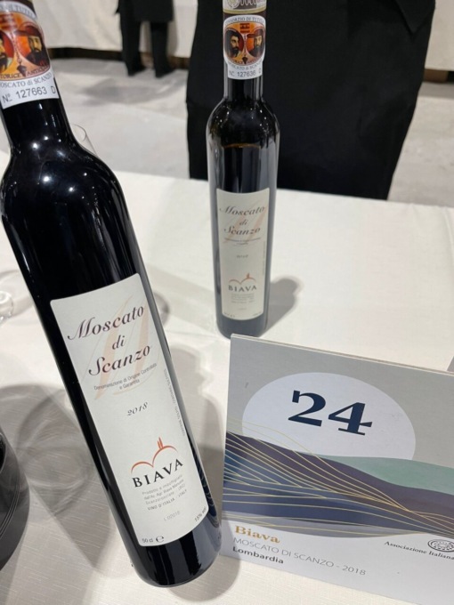 Il Moscato di Scanzo di Manuele Biava premiato a Firenze dai sommelier italiani