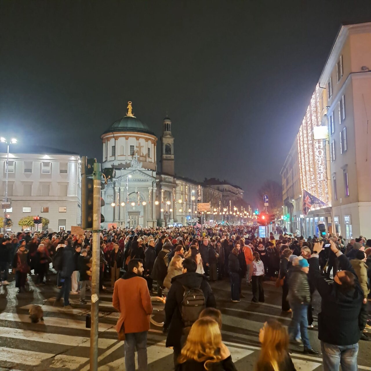 corteo violenza