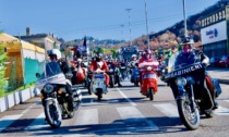 Da Mozzo, i Pota Bikers hanno portato regali ai bimbi ricoverati all'ospedale Papa Giovanni