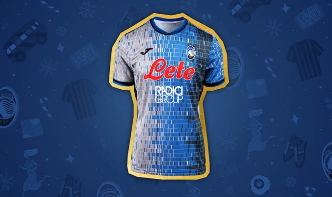 Christmas Match 2024, per Atalanta-Empoli la maglia speciale che richiama lo stadio