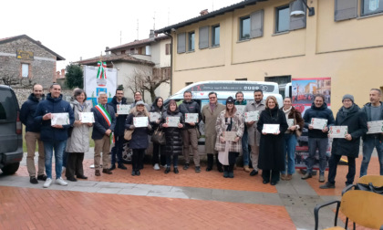 A Grassobbio donato un Doblò per accompagnare anziani e persone con difficoltà