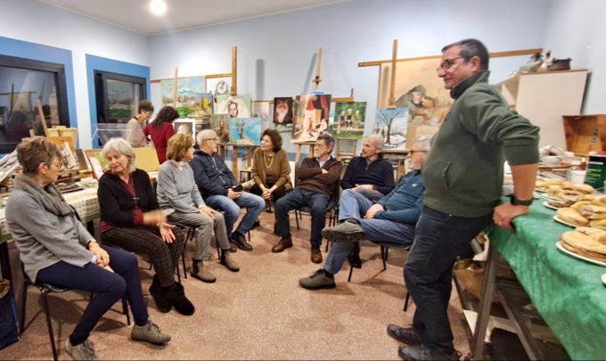 “Pittura per Paderno” ha tagliato il traguardo dei dieci anni di pennellate (e gite) a Seriate