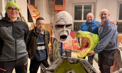 Quest'anno, a Carnevale, Albino ha deciso di bruciare in piazza... Voldemort!