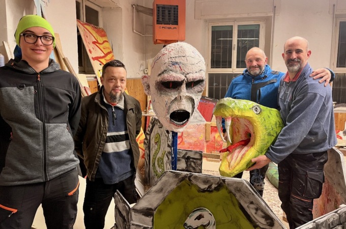 Quest’anno, a Carnevale, Albino ha deciso di bruciare in piazza… Voldemort!