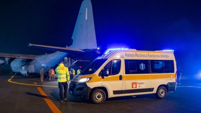 Un bimbo di quattro mesi di Gaza preso in cura all’ospedale Papa Giovanni di Bergamo